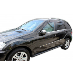 Ofuky oken pro MERCEDES klasa M, W 164, 5D 06/2005-2011 (+OT) 4ks (přední + zadní)