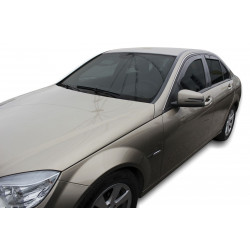 Ofuky oken pro MERCEDES klasy C W204 4D 03.2007-2014 (+OT) SED 4ks (přední + zadní)