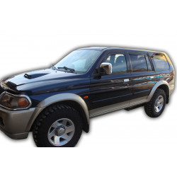 Ofuky oken pro MITSUBISHI PAJERO SPORT 5D 1997-2008 (+OT) 4ks (přední + zadní)