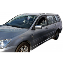 Ofuky oken pro MITSUBISHI LANCER 5D 2004-2007 (+OT) COMBI 4ks (přední + zadní)