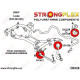 Strongflex Polyuretanové silentbloky silentblok - Strongflex předního stabilizátoru SPORT | race-shop.cz