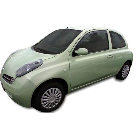 Okenní deflektory Ofuky oken pro NISSAN MICRA K 12, 3D 2002-2010 2ks (přední) | race-shop.cz