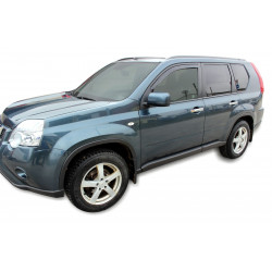 Ofuky oken pro NISSAN X-TRAIL II (T31) 5D 09.2007-2013 (+OT) 4ks (přední + zadní)