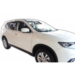 Ofuky oken pro NISSAN X-TRAIL III (T32) 5D 2013-up (+OT) 4ks (přední + zadní)