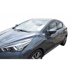 Ofuky oken pro NISSAN MICRA K 14, 5D 2017-up 2ks (přední)