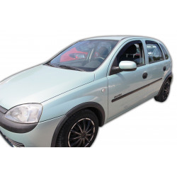 Ofuky oken pro OPEL CORSA C 5D 2000 – 2006 (+OT) 4ks (přední + zadní)