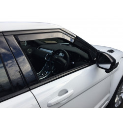 Ofuky oken pro ROVER RANGE EVOQUE 5D 2011-2018 (+OT) 4ks (přední + zadní)