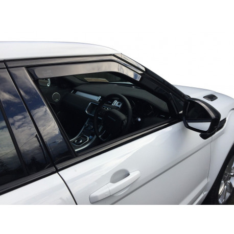 Okenní deflektory Ofuky oken pro ROVER RANGE EVOQUE 5D 2011-2018 (+OT) 4ks (přední + zadní) | race-shop.cz