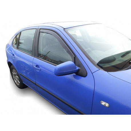 Okenní deflektory Ofuky oken pro SEAT LEON I (1M) 4D 1999-2005 (+OT) 4ks (přední + zadní) | race-shop.cz