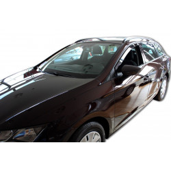 Ofuky oken pro SEAT LEON ST III 5D 2014-2020 (+OT) 4ks (přední + zadní)