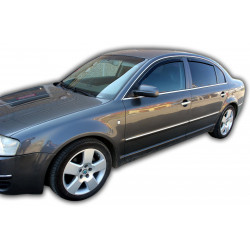 Ofuky oken pro SKODA SUPERB I 4D 04/2002-10/2008 (+OT) 4ks (přední + zadní)