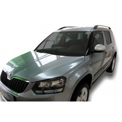 Ofuky oken pro SKODA YETI 5D 2009-2017 (+OT) 4ks (přední + zadní)