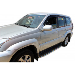 Ofuky oken pro TOYOTA LAND CRUISER J 120 5D 2003-2009 (+OT) 4ks (přední + zadní)