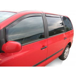 Ofuky oken pro VOLKSWAGEN SHARAN 5D 1995-2007(+OT) 4ks (přední + zadní)