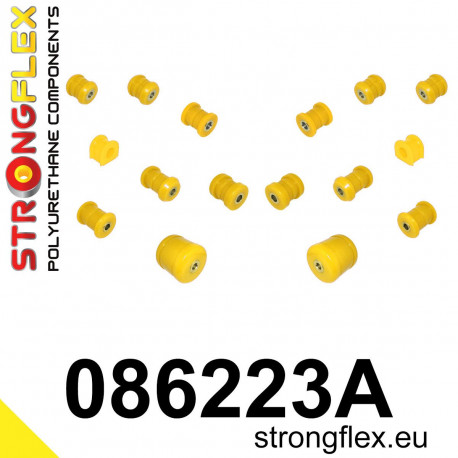 V 96-01 STRONGFLEX - 086223A: Sada polyuretanových pouzder zadního zavěšení SPORT | race-shop.cz