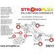 Q3 (11-18) STRONGFLEX - 021786B: Zadní pomocný rám - zadní pouzdro | race-shop.cz