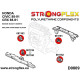 CRX (88-91) STRONGFLEX - 081159A: Vložky . uchycení motoru . | race-shop.cz