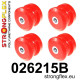 B4 (92-96) Quattro STRONGFLEX - 026215B: Pouzdro zadního pomocného rámu sada | race-shop.cz