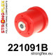 Ibiza II (93-02) STRONGFLEX - 221091B: Pouzdro pro zadní nosník 57mm | race-shop.cz