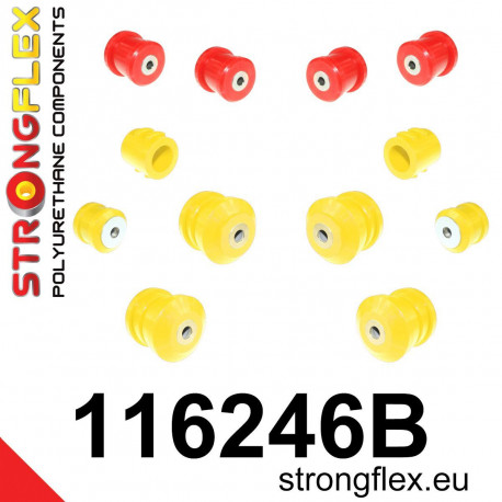 C219 RWD STRONGFLEX - 116246B: Sada pouzder předního zavěšení | race-shop.cz