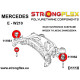 W210 STRONGFLEX - 116242B: Pouzdro zadního pomocného rámu sada | race-shop.cz