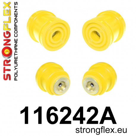 W210 STRONGFLEX - 116242A: Pouzdro zadního pomocného rámu sada | race-shop.cz
