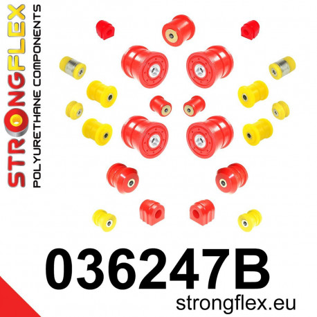 X5 E53 99-06 STRONGFLEX - 036247B: Sada závěsných pouzder SPORT | race-shop.cz