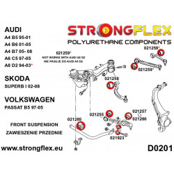 STRONGFLEX - 226209A: Sada závěsných pouzder SPORT
