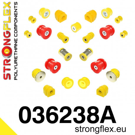 E46 M3 STRONGFLEX - 036238A: Úplné zavěšení SADA | race-shop.cz