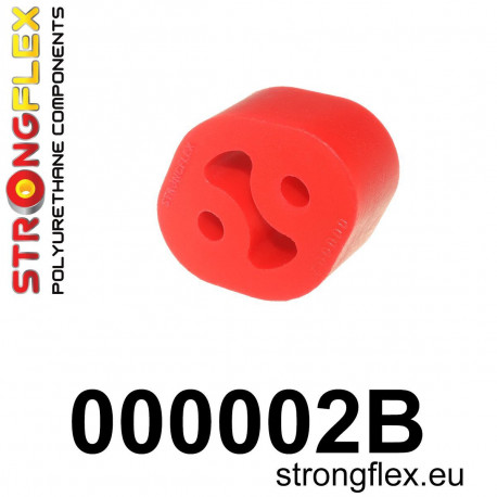 Univerzální uložení výfuku STRONGFLEX - 000002B: Exhaust mount hanger 27mm | race-shop.cz