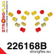 8P (03-13) FWD STRONGFLEX - 226168B: . Pouzdro . odpružování. SADA | race-shop.cz