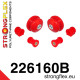 Polo V (09-17) STRONGFLEX - 226160B: Pouzdro pro přední odpružování SADA | race-shop.cz