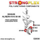 N16 (00-06) STRONGFLEX - 281662A: Zadní pouzdro pro přední nižší rameno SPORT | race-shop.cz