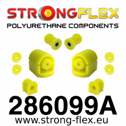 STRONGFLEX - 286099A: Sada přední zavěšení polyuretanová SPORT