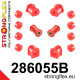 K11 (92-02) STRONGFLEX - 286055B: Přední odpružovací pouzdra sada | race-shop.cz