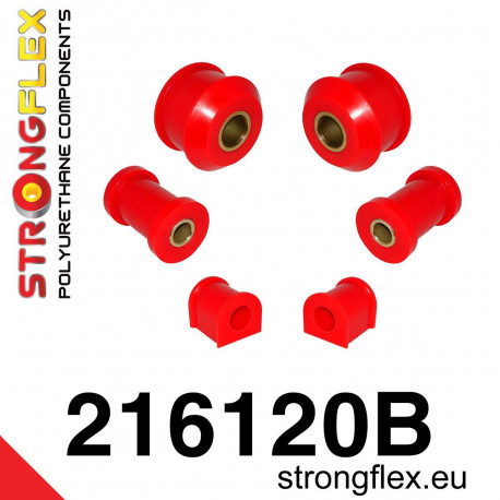 Celica VI ST204 (94-99) STRONGFLEX - 216120B: Přední odpružení polyuretanová pouzdra sada | race-shop.cz