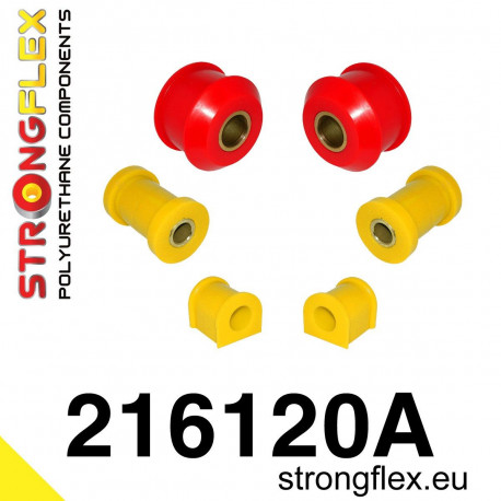 Celica VI ST204 (94-99) STRONGFLEX - 216120A: Přední odpružení polyuretanová pouzdra sada SPORT | race-shop.cz