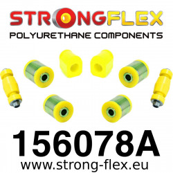 STRONGFLEX - 156078A: Přední sada zavěšení polyuretanová pouzdra SPORT