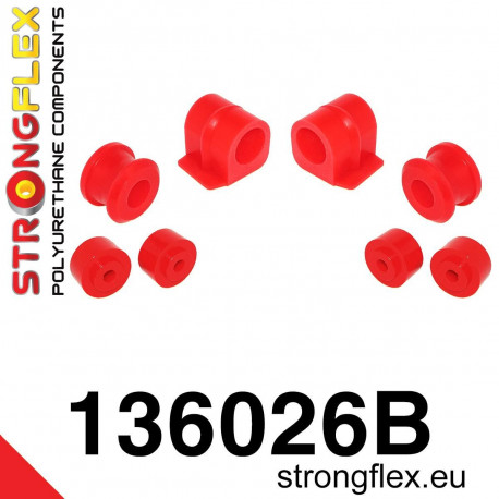 F (91-98) STRONGFLEX - 136026B: Přední pouzdra proti převrácení sada | race-shop.cz