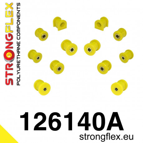 IV - V - VI (96-01) STRONGFLEX - 126140A: Zadní odpružení pouzdra sada SPORT | race-shop.cz