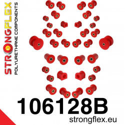 STRONGFLEX - 106128B: Úplné zavěšení polyuretanová pouzdra sada