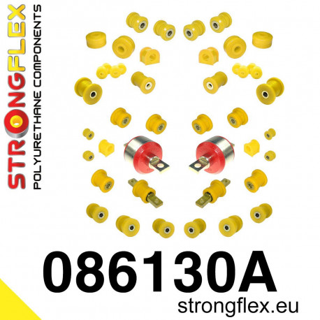 CRX (88-91) STRONGFLEX - 086130A: Úplné zavěšení pouzdra sada polyurethane SPORT | race-shop.cz