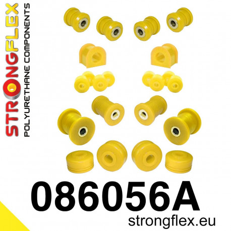 CRX (88-91) STRONGFLEX - 086056A: Přední odpružení pouzdra sada SPORT | race-shop.cz