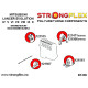 X (07-16) STRONGFLEX - 121506B: Přední nižší uchycení diferenciálu 70mm | race-shop.cz