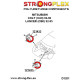 Lancer V (92-95) STRONGFLEX - 121433B: Vložky pro uchycení motoru | race-shop.cz