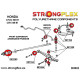 CRX (88-91) STRONGFLEX - 081165B: Přední spojovací tyč k pouzdru podvozku | race-shop.cz