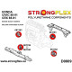 CRX (88-91) STRONGFLEX - 081163B: Vložky pro uchycení motoru pravá strana | race-shop.cz