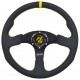 Volanty 3 ramenný sportovní volant RACES Strada, 350mm, ekokůže, bez odsazení, černá/žlutá | race-shop.cz