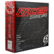 Akce 3 ramenný závodní volant RACES apex, 350mm, semiš, 90mm odsazení, zeleny | race-shop.cz