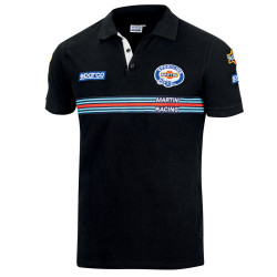 Pánská polokošile SPARCO MARTINI RACING Replica, černá